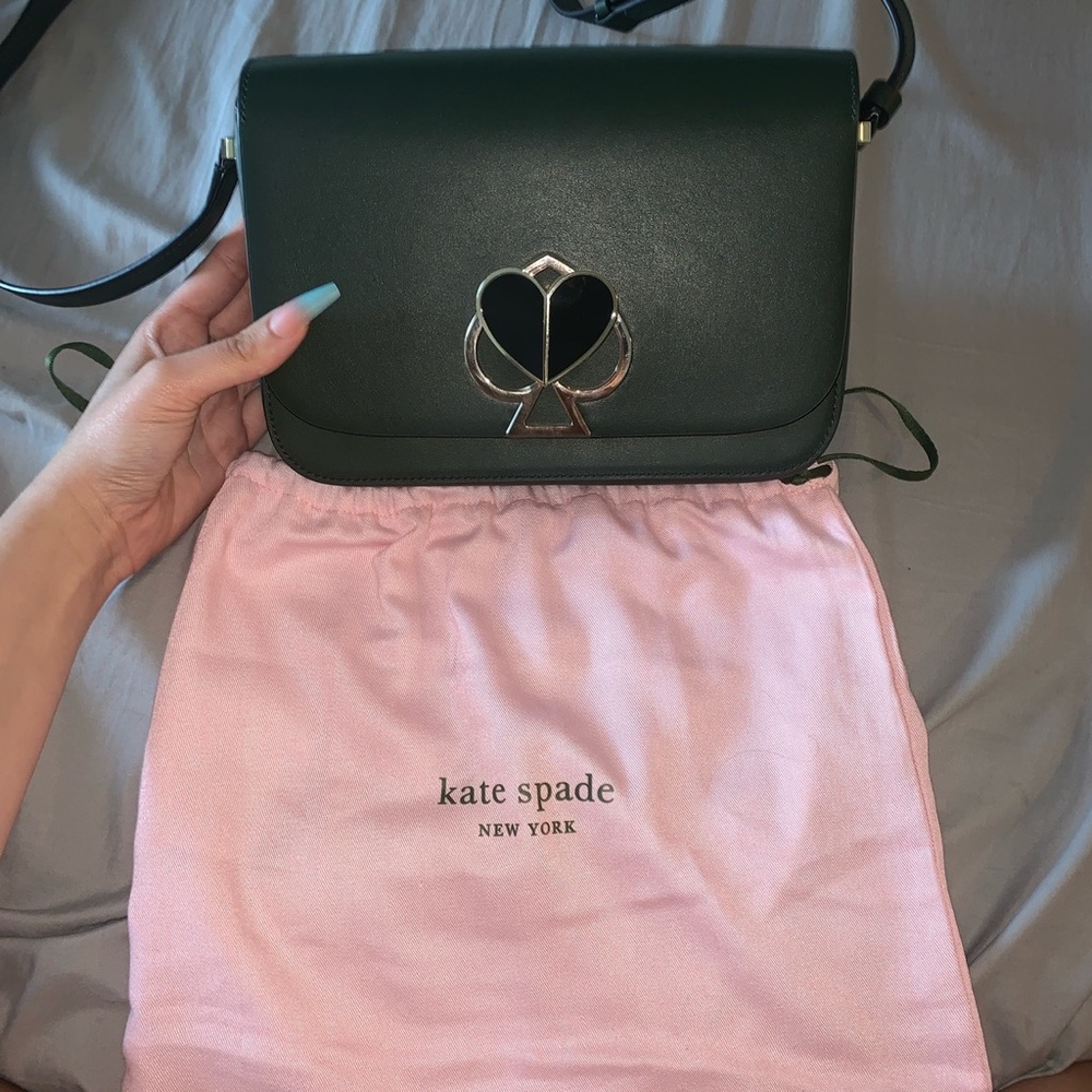 KATE SPADE NAVY GREEN CROSSBODY BAG